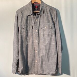 Quiksilver Gray Casual Button Down Shirt